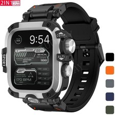 Silikon Armband+Metall Schutzhülle Für Appl...