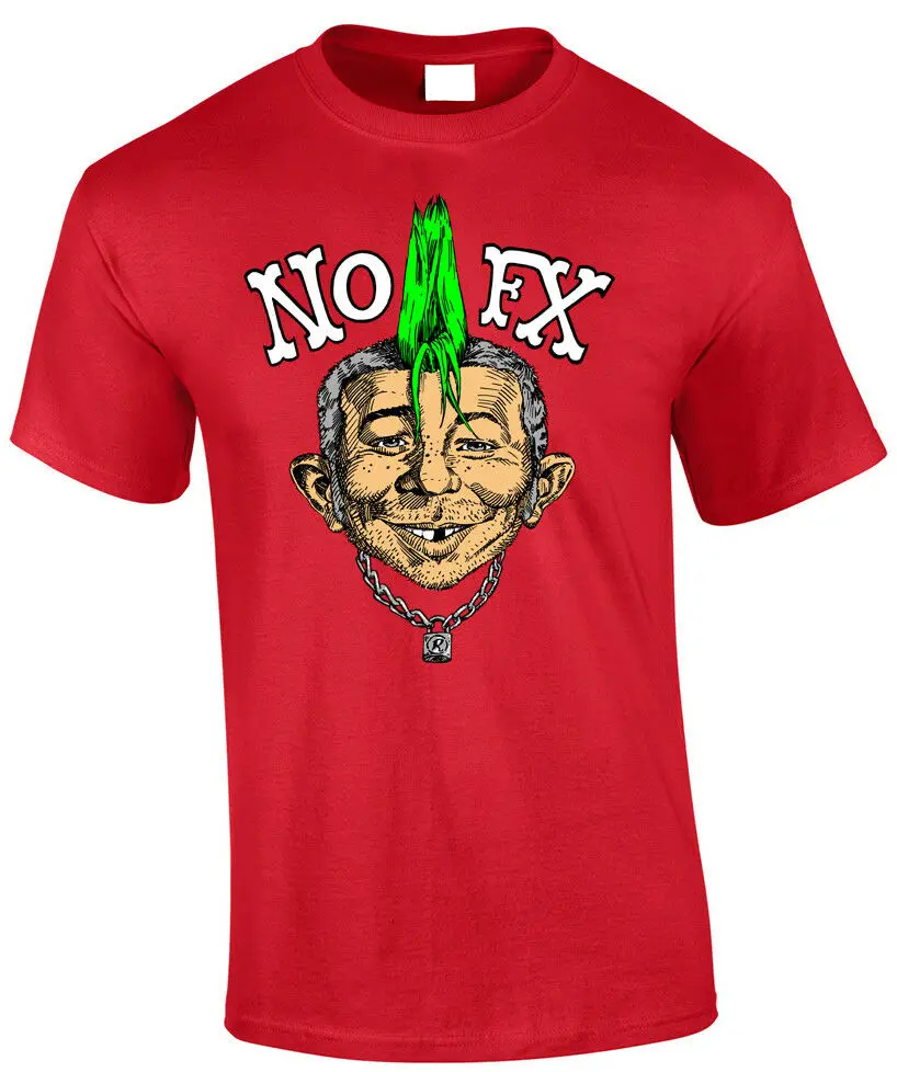Nofx Eating Lamb Coaster Ribbed Punk Rock Red Unisex T-shirt Size