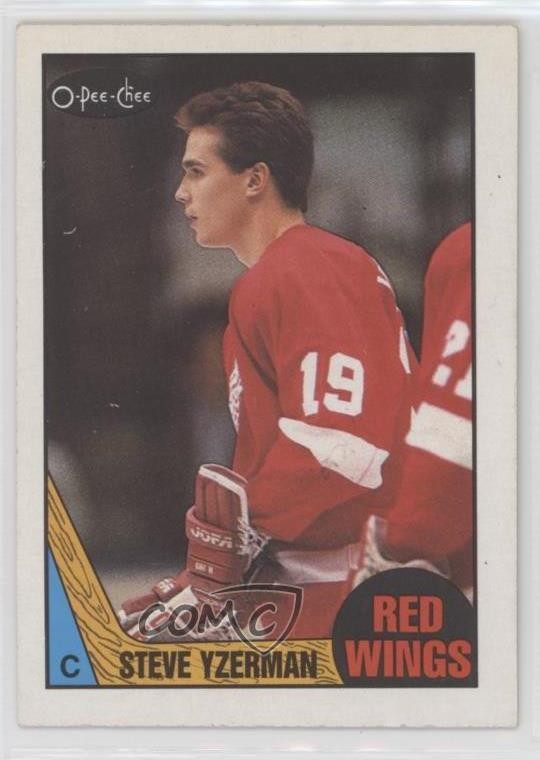 1987-88 O-Pee-Chee Steve Yzerman #56 HOF 1q7