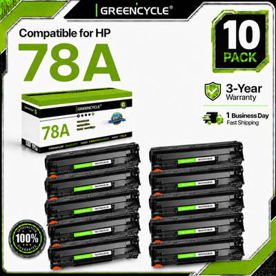 78A CE278A Toner Cartridge Replace for HP LaserJet M1536DNF M1536 MFP P1606 10PK