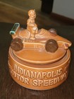 Vintage Indianapolis Motor Speedway MUSIC BOX spinning top, Ceramic Wind up  — photo 6