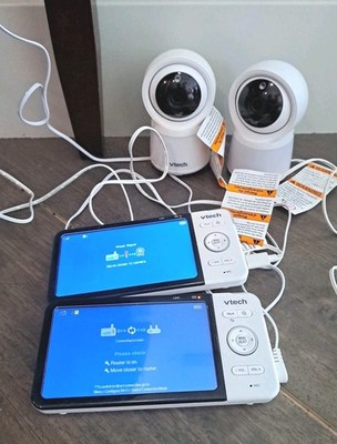 VTech RM5754HD 5'' Smart Wi-Fi Full HD Baby Monitor [DJ1434] 2 Cameras/2monitors