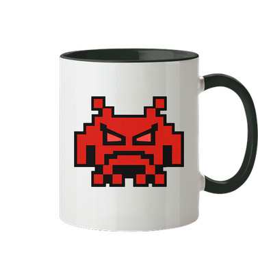 Retro Gaming Tasse Pixel Art 8Bit Monster Arcade 90er Classic Gamer Fan Geschenk