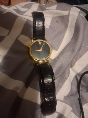 MOVADO MUSEUM 87 E4 0863 Swiss Made Wrist Watch Men's Quartz , New Battery