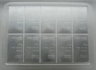 100 grams Sealed Silver Bar - Valcambi 10 x 10 Grams Silver CombiBar (No Card)