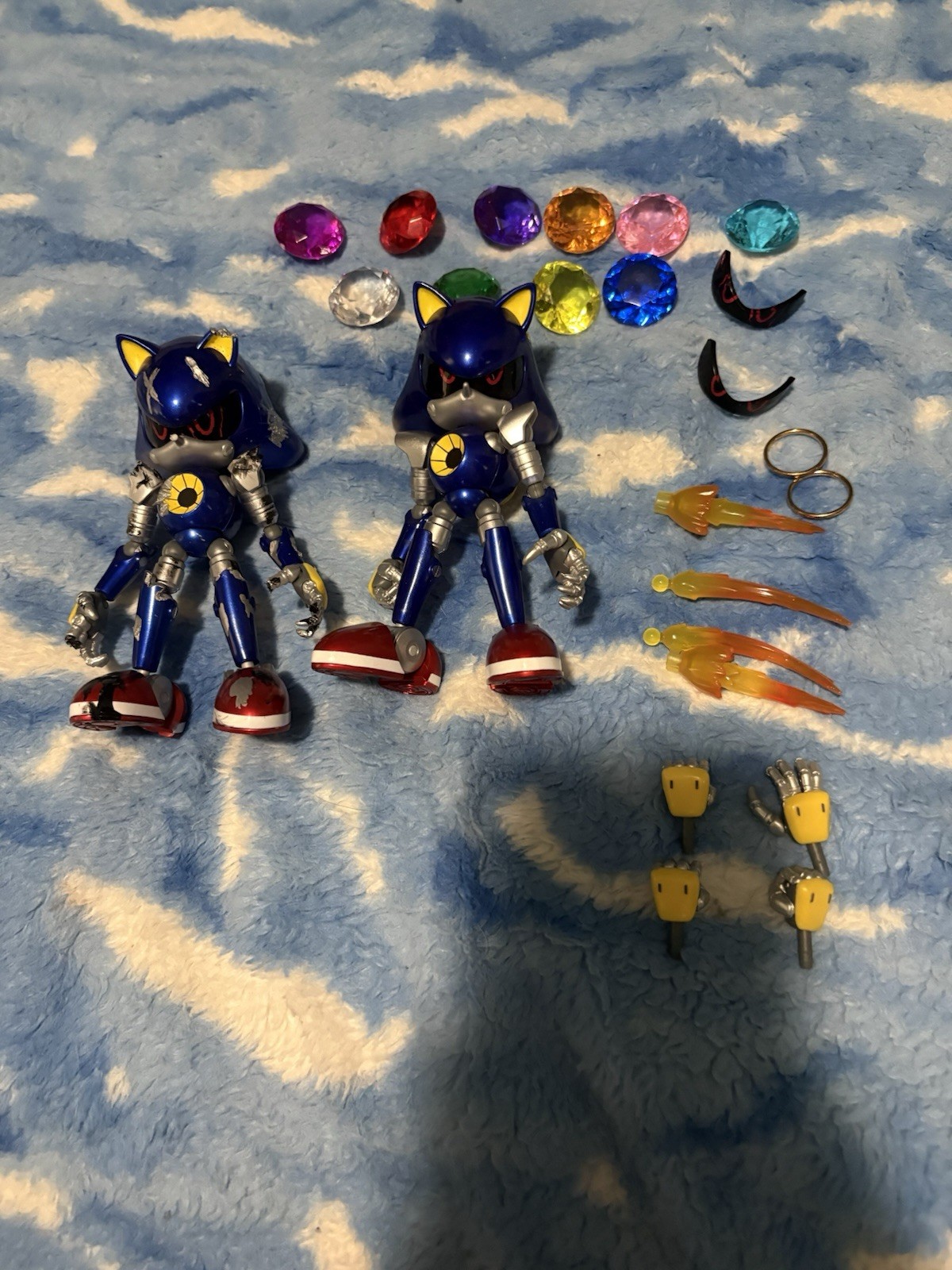 Jakks Pacific Sonic the Hedgehog Collectors Edition Metal sonic with custom!