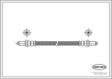 Flexible de frein Land Rover DEFENDER