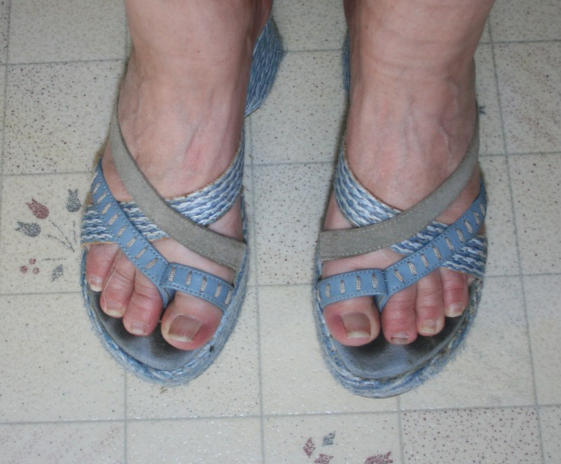 Vintage Lower East Side Blue Platform Sandals Wedge 90s Retro Womens Size