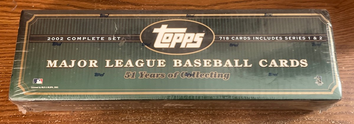 2002 Topps Baseball MLB Complete Set Series 1 & 2 Factory Sealed