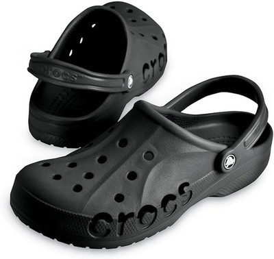 BRAND New Original Crocs Unisex Adult Baya Clog -Black - FREE SHIP - Men6/Women8