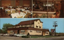 Northbrook, Illinois IL Grove Inn Teich 1972 Lansing Chrome Vintage Postcard