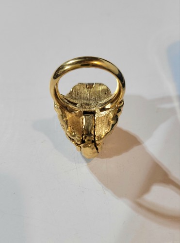 Vintage Jewels by Crown TRIFARI Cage Ring w/Interchangeable 6 Stones, Orig Case - Picture 10 of 14