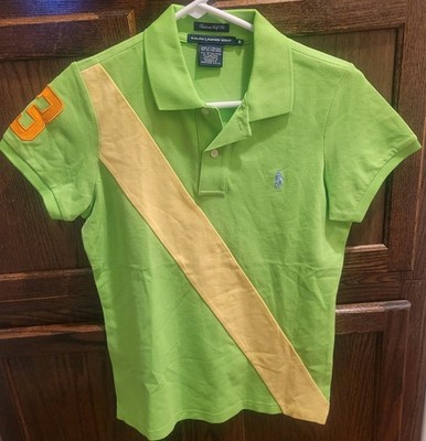 Ralph Lauren Tailored Golf Fit Women's Size Small Green W/ Small Pony Hit