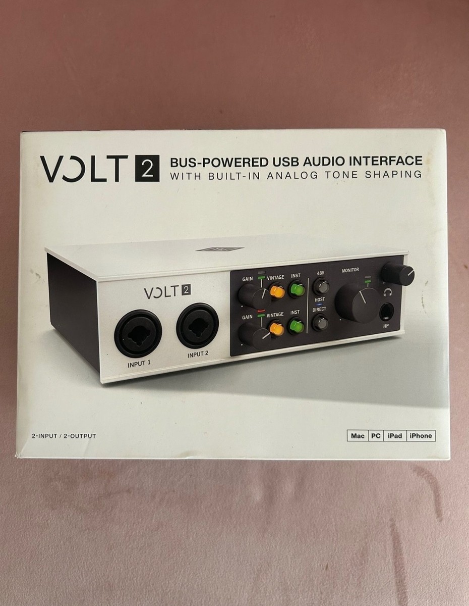 【美品】Universal Audio Volt 2 ＋ オヤイデ製 USB-C Universal Audio Volt 2 USB-C Audio Interface for sale online