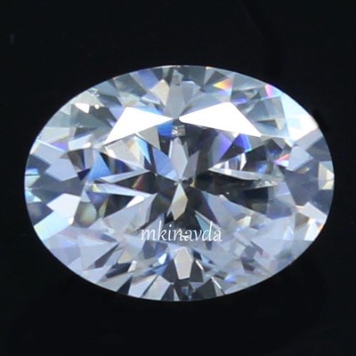 Natural Certified DE Color VVS1 Clarity Excellent Cut 4x3 MM Oval Diamond