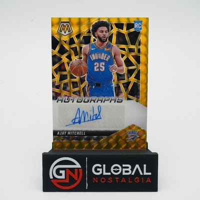 Ajay Mitchell #RAM-AJY 07/10 Auto Rookie Gold Geometric Panini Prizm 2024 NM/M