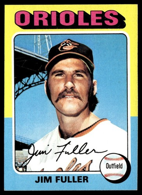 #ad 1975 Topps Jim Fuller VG Baltimore Orioles #594 $0.99