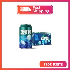 Zevia Cola Zero Calorie Soda , 12 Ounce Cans, 6 Pack