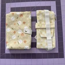 NEW The Coffee Monsterz Co TCMC Tri-Fold Pen Pouch Sunny Yellow, 2025 Q2 Sub + 1