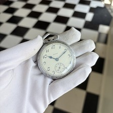 1926 Elgin Grade 313 16s 15j Defiance Case Pocket Watch Runs