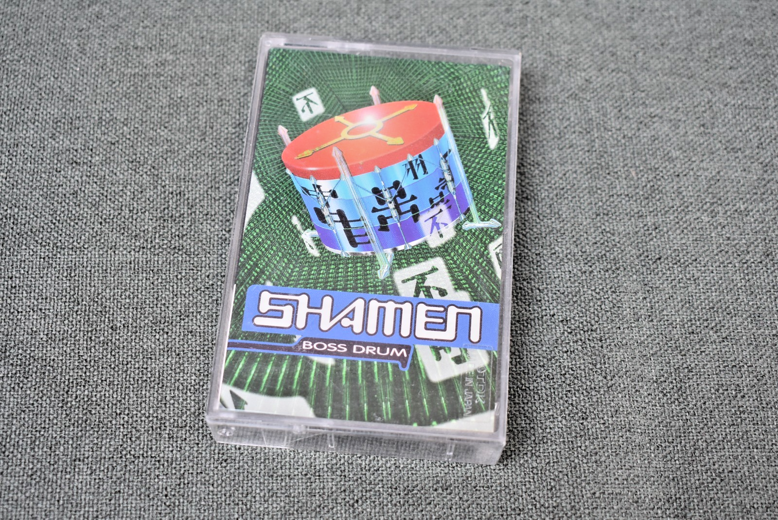 THE SHAMEN Boss Drum cassette 1992 Little Indian Records Ltd TPLP42C