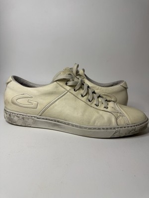 Alberto Guardiani Mens Sneakers Shoes Leather Italy Black Size 45 US 12