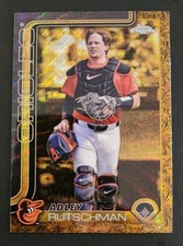 2025 Topps Gilded Adley Rutschman 75/75 Bookend #165 Gold Wave Refractor