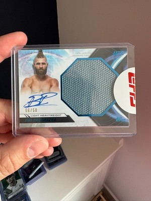 2024 Topps UFC Knockout - Autographed Jumbo Fight Mat Relic Jiri 