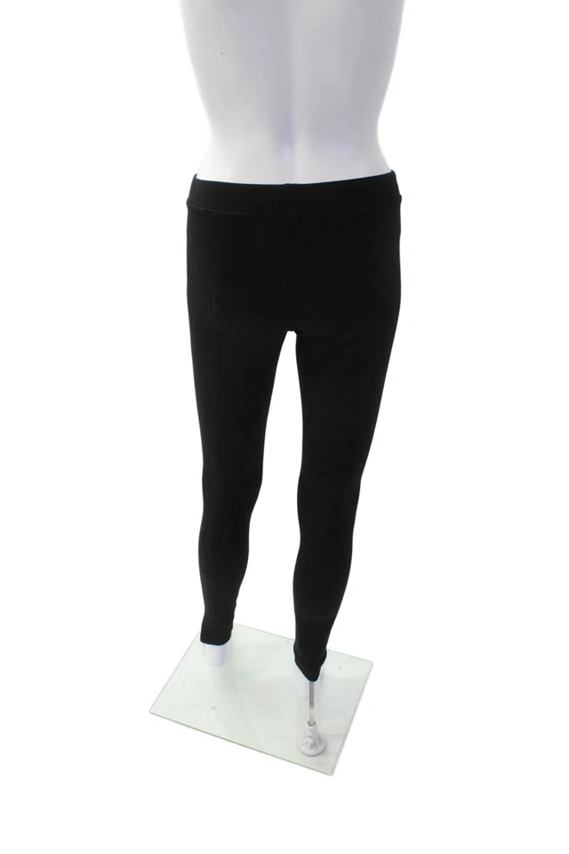 Leggings Vince Mujer Texturizados Elásticos Cintura Forrados Negros Talla M Foto 3 de 4