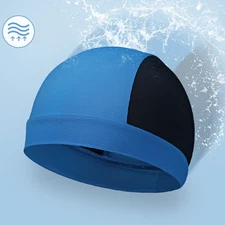 Cooling Skull Cap Cycling Cap Bicycle Head Scarf Helmet Liner Beanie Running Hat