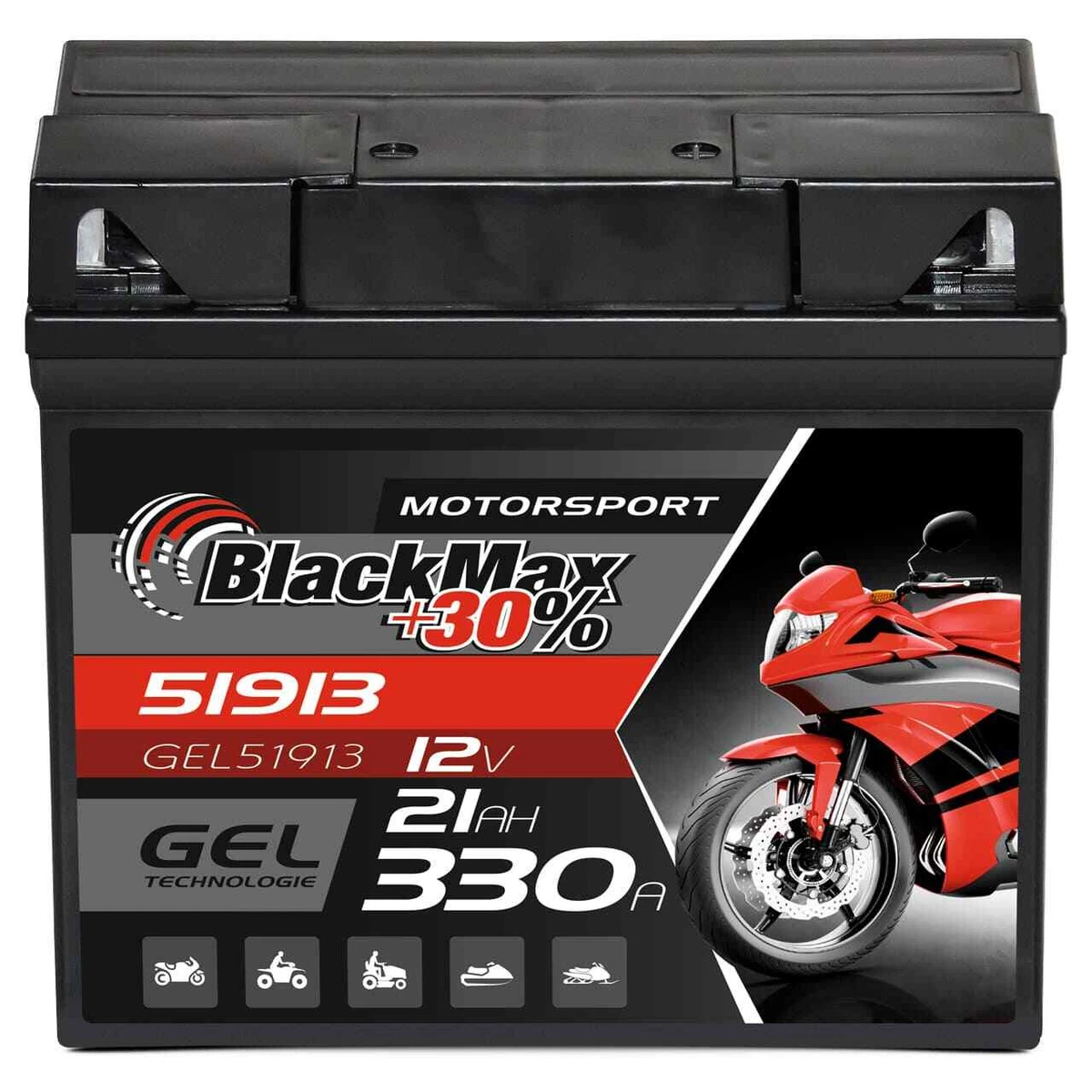 Batterie 12V 19Ah 12N16A-3A Für BMW R1100 RS Typ 259/259RS Bj. 1992-2001