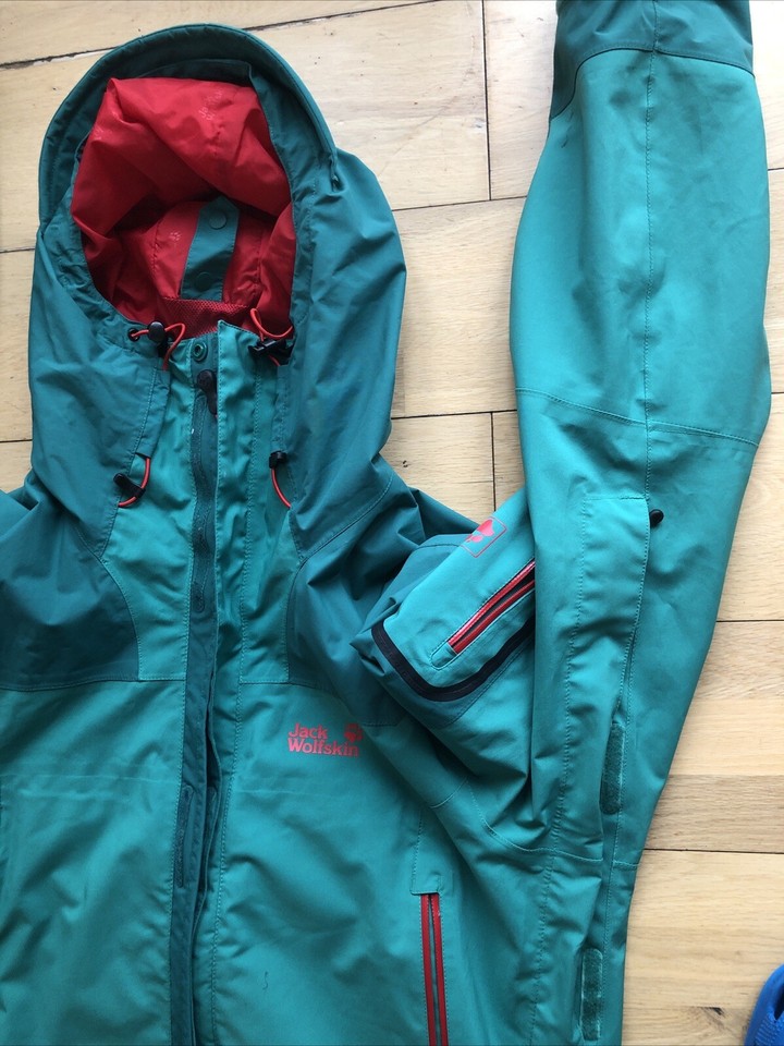 Mens Jack Wolfskin Texapore Waterproof 2 x Jacket Combo UK Large, 2