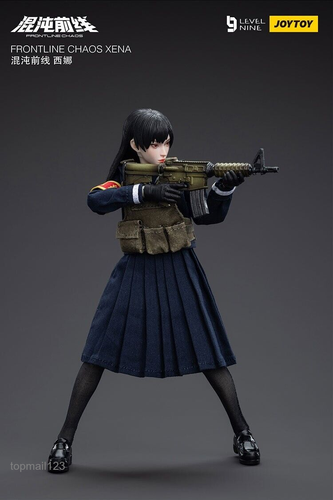 JOYTOY JT5628 1/12 FRONTLINE CHAOS XEN Model 6'' Female Action Figure Doll Toys - Picture 9 of 11