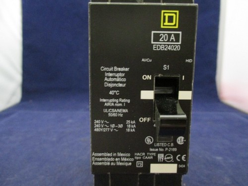 Square D EDB24020 Circuit Breaker new - Picture 5 of 6