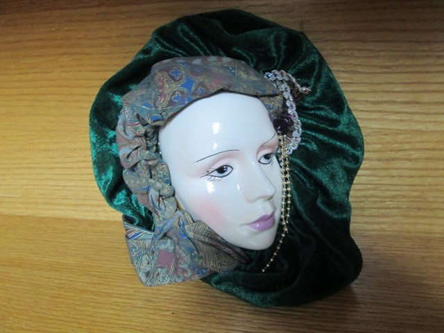Vintage Porcelain Face Mask Wall Art Woman Decoration | eBay