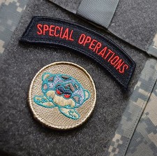 ELITE JSOC SPECIAL WARFARE SEAL SAS JTF2 KSK OPS vel&copy;&reg;&Oslash; SSI: EVIL TURTLE TAB