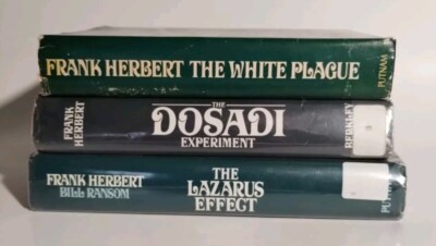 3 Frank Herbert Novels - The Lazarus Effect, Dosadi Experiment, The White Plague