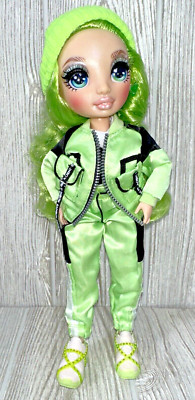 Rainbow High Series Jade Hunter Fashion Doll With Green Winter Outfit Hat Earing