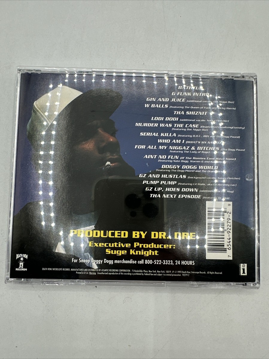 Snoop Doggy Dogg Doggystyle CD 1993 7 92279-2 16 Tracks Rap Snoop Doggy Dogg Doggystyle CD 1993 7 92279-2 16 Tracks Rap