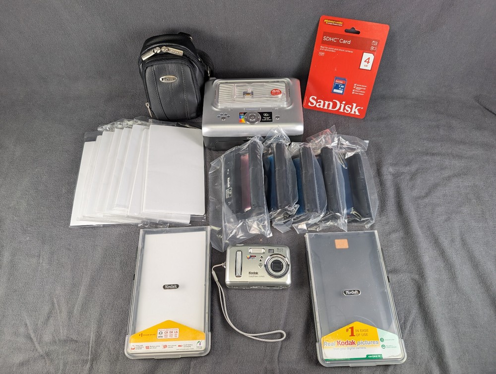 Kodak EasyShare Digital Photo Printer Dock Series 3 w/Camera Untested Huge Lot