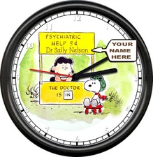 Personalized Psychiatrist Counselor Psychologist Office Gift Sign Wall Clock