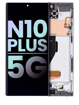 OLED Assembly With Frame Compatible For Samsung Galaxy Note 10 Plus, 5G