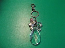 Unique Collectible Key Chain 3"in Plastic Mixe Beads Chandelier Drop
