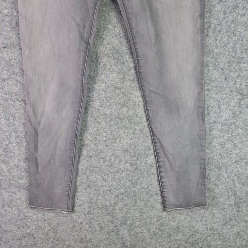 Gap Kids Jeans 10 Regular Grey Denim Super Skinny Adjustable Waist Mid Rise NEW - Picture 15 of 18