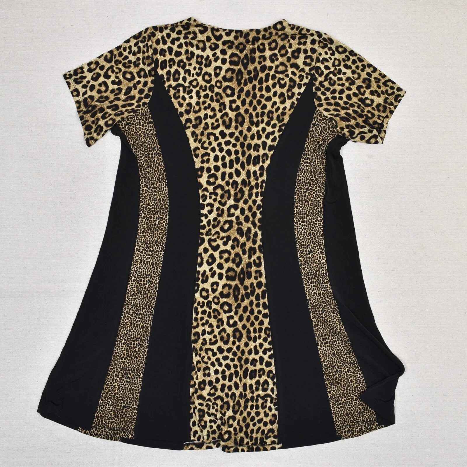 Michael Kors Vestito T Shirt Donna Ghepardo Poliestere Multicolore Taglie Forti 0X