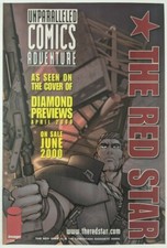 The Red Star #1 Print Ad Comic Poster Art PROMO Original Allen Coulter Image