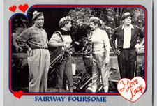 FAIRWAY FOURSOME #75 I Love Lucy Pacific Trading Card Lucille Ball B109