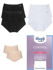 Sloggi Maxi Briefs Control Knickers Twin 2 Pack Lightweight Shaping Lingerie