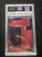 1996-97 Upper Deck UD3 Star Focus Michael Jordan #23 PSA 9 MINT HOF