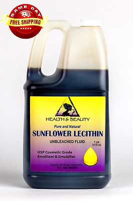 LECITHIN SUNFLOWER UNBLEACHED FLUID LIQUID by H&B Oils Center EMULSIFIER 7 LB